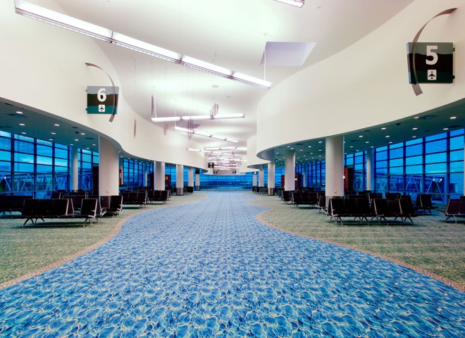 Gate 5 and Gate 6 at SGF Airport inside Terminal